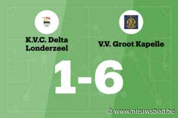 Blaise scoort vier keer voor VV Groot Kapelle dat wint van Delta Londerzeel