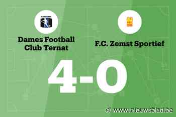 Dames Ternat wint tegen FC Zemst door treffers van Vitel