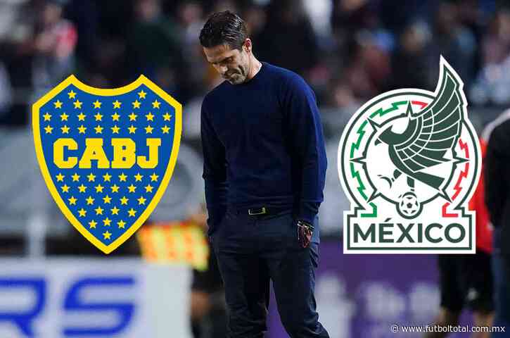 El llamado a sustituir a Gago en Boca, dirigió la Selección Mexicana