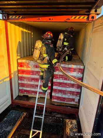 Railroad car catches fire in Doña Ana County