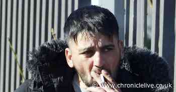 Aggressive drunk who locked himself in North Shields public toilets bit police officer during arrest