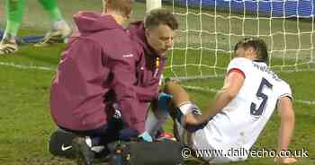 Harwood-Bellis suffers potential injury while on England duty