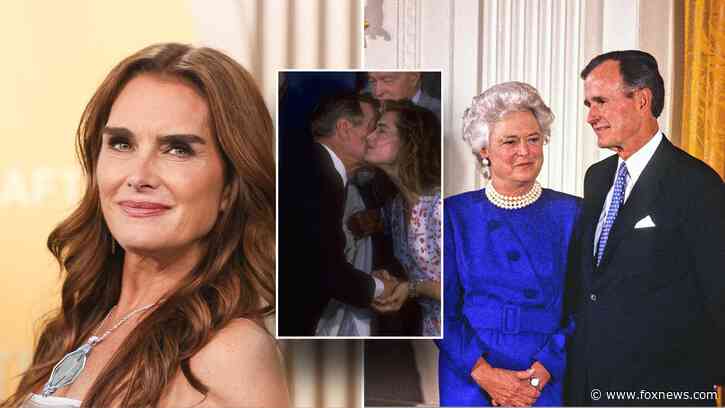 Brooke Shields once walked in on George H.W. Bush, wife Barbara in their bedroom