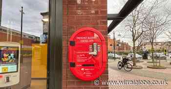 Emergency bleeding control kits to tackle knife crime  installed across Wirral