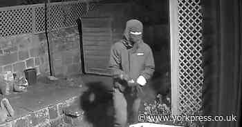 Police investigating attempted burglaries near town issue CCTV of masked man