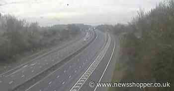 M25 near Orpington shut for 11 hours after man dies in crash