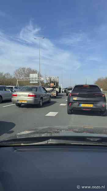 Ongeluk op de A10 Noord bij Landsmeer