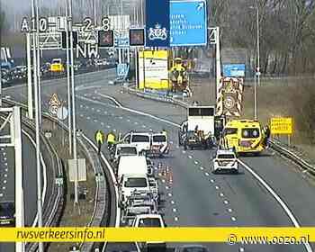 Traumaheli geland na ongeval op de A10
