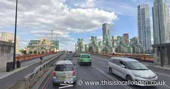 LIVE updates as 'crash involving bus' closes bridge in south London