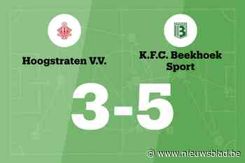 Baten maakt twee goals voor Beekhoek in wedstrijd tegen Hoogstraten