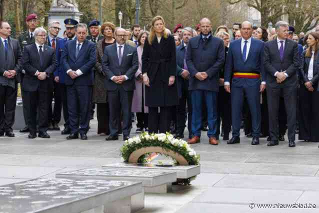 België eert en herdenkt slachtoffers 22 maart  aan Schumanplein