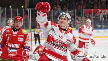 Eishockeyprofi auf Berglerner Bank