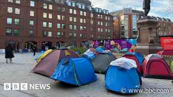 Homeless camp growing 'due to activists' - council
