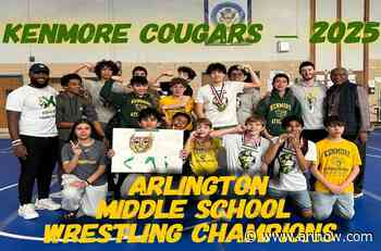Kenmore wrestlers win middle-school Arlington championship