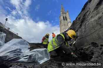 Archeologen ontdekken restanten van middeleeuws domein in Ieper