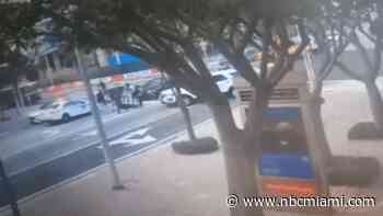 Video shows chaos as bicyclists attack driver in front of Miami Police officer