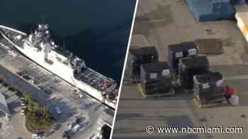 U.S. Coast Guard offloads over $517.5 million worth of drugs at Port Everglades