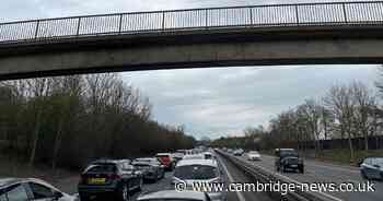 M11 recap as 'police incident' shuts motorway near Harston