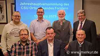 Frisch gewählt: Das ist der neue Vorsitzende der CSU Forstern