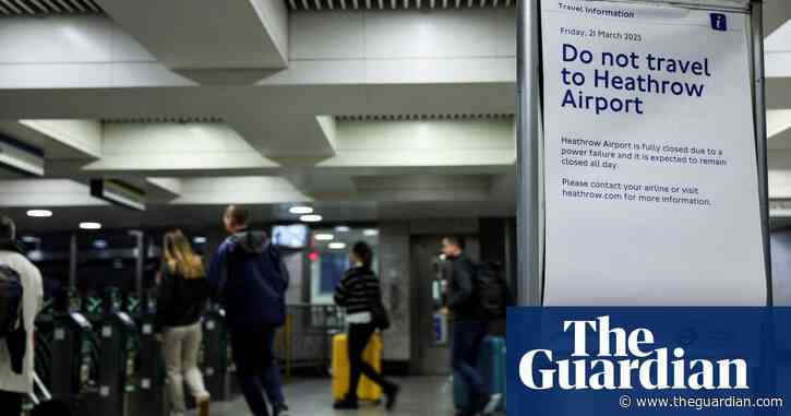Heathrow shutdown raises questions about back-up systems for Europe’s biggest airport