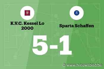 Weergaloze Houben leidt Kessel-Lo 2000 B langs Sparta Schaffen