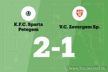 Sparta Petegem B wint na knappe comeback