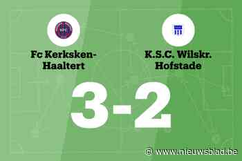 FC Kerksken-Haaltert beëindigt reeks nederlagen in de wedstrijd tegen Wilskracht Hofstade