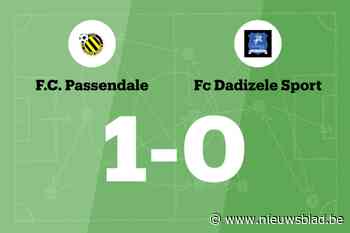 Smets is goud waard voor FC Passendale tegen FC Dadizele Sport B