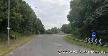 Cyclist seriously hurt after M4 roundabout crash with car