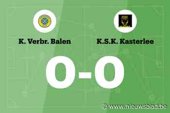 Doelpuntloos gelijkspel tussen Balen en Kasterlee