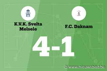 Overduidelijke zege voor Svelta Melsele B tegen FC Daknam