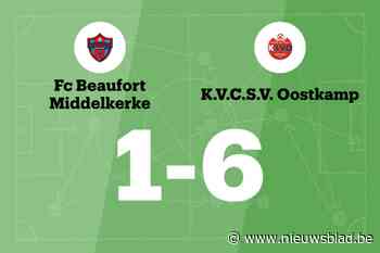 Debussche leidt SV Oostkamp B naar overwinning tegen FC Beaufort