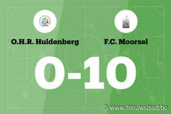Buitengewoon veel doelpunten bij Moorsel tegen OHR Huldenberg B