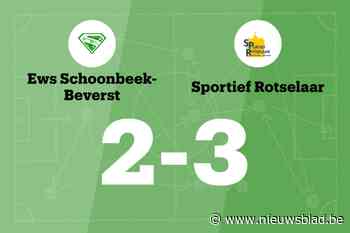 Rotselaar wint uit van EWS Schoonbeek-Beverst