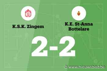 KSK Zingem B sleept gelijkspel uit de brand in de thuiswedstrijd tegen ESA Bottelare