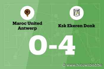 Schillemans leidt Ekeren Donk naar zege tegen Maroc United Antwerp B