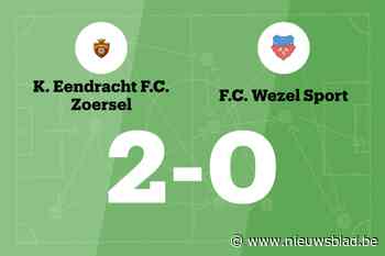 Ongeslagen reeks van Wezel Sport B beëindigd door Zoersel
