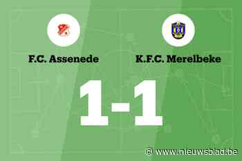 FC Assenede beëindigt de zegereeks van KFC Merelbeke B