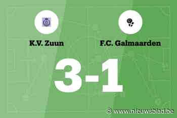 Geen verbetering voor Galmaarden B na verlies tegen Zuun B