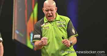 Uitzinnige Michael van Gerwen ontsnapt en pakt revanche bij European Darts Trophy