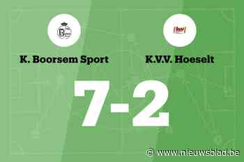 Hoeselt verliest weer eens na twaalf ongeslagen wedstrijden