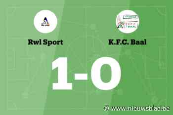RWL Sport B zet zegereeks voort met winst tegen Baal