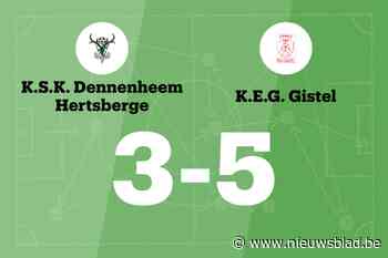 EG Gistel verslaat SKD Hertsberge en blijft winnen
