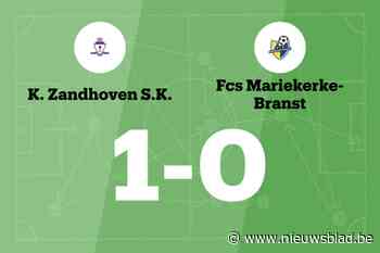 Verberck leidt Zandhoven voorbij Mariekerke-Branst