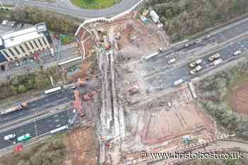 M4 overbridge demolition in pictures as motorway stretch shut for the weekend