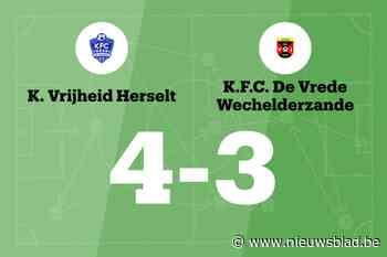 Zege voor Herselt in thuiswedstrijd tegen Wechelderzande