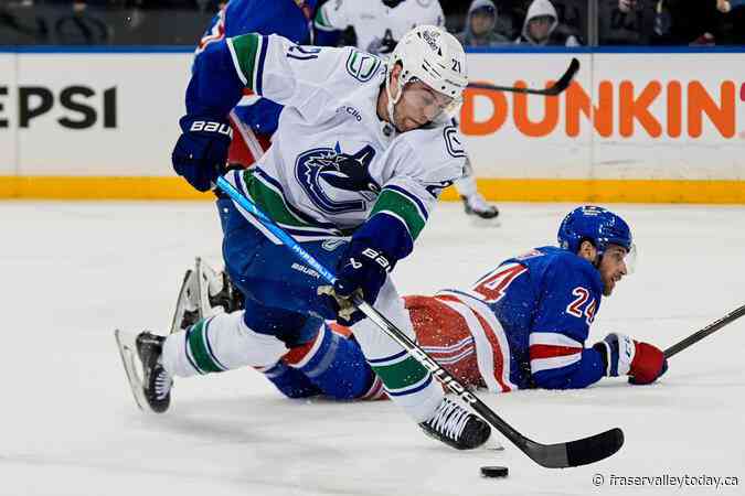 Jonny Brodzinski scores twice as New York Rangers down Vancouver Canucks 5-3