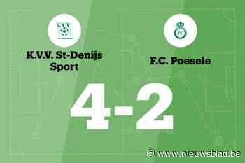 KVV Sint-Denijssport B wint thuis van FC Poesele B, mede dankzij twee treffers Oosterlinck