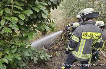 FW-EN: Wetter - Feuerwehr auch am Samstag zweimal im Einsatz