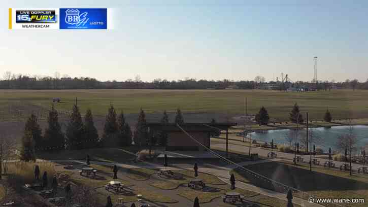 Cool and mainly clear this evening